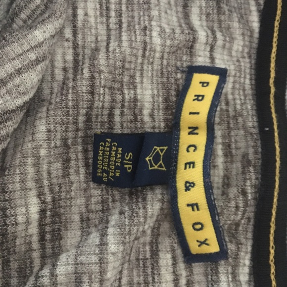 Prince & Fox fitted grey tee - Picture 2 of 3